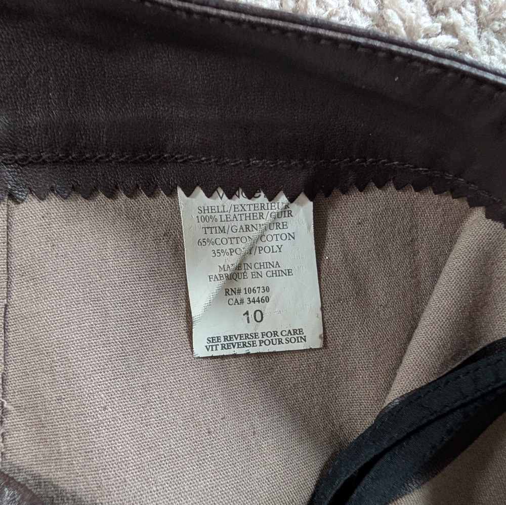 Vince Leather Pants - Picture 8 of 9